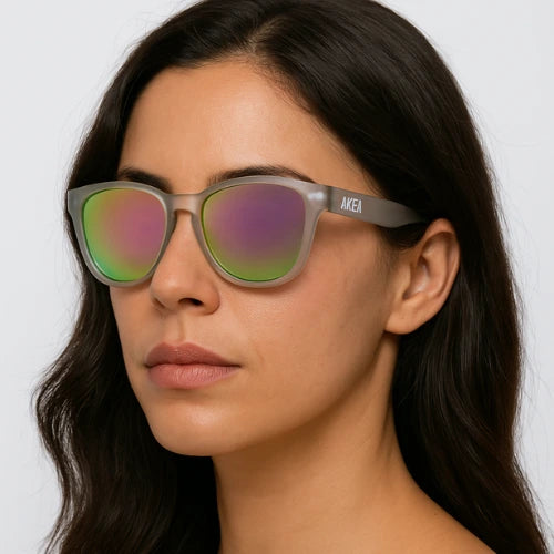 Polarized gray gafas akea