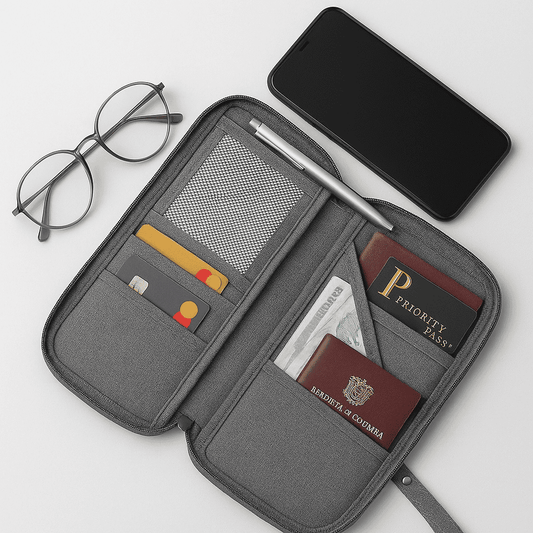 Porta pasaporte o porta documentos