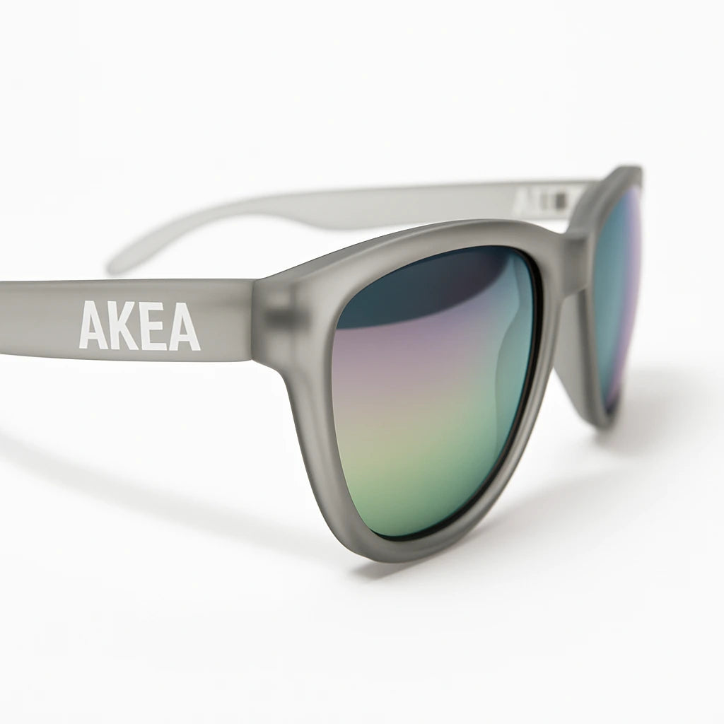 Polarized gray gafas akea